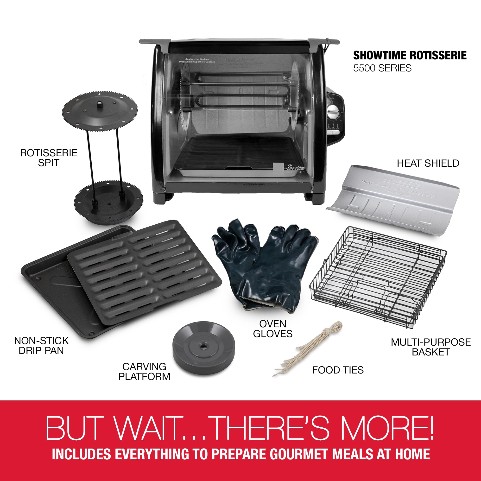 Ronco Modern Rotisserie Oven on countertop setup for convenient weeknight meals.