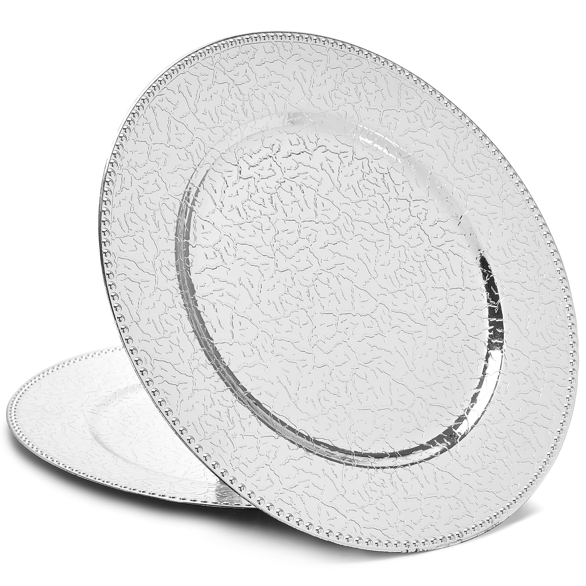Roncooker chargers suited for weddings and formal gatherings, versatile for festive table displays.