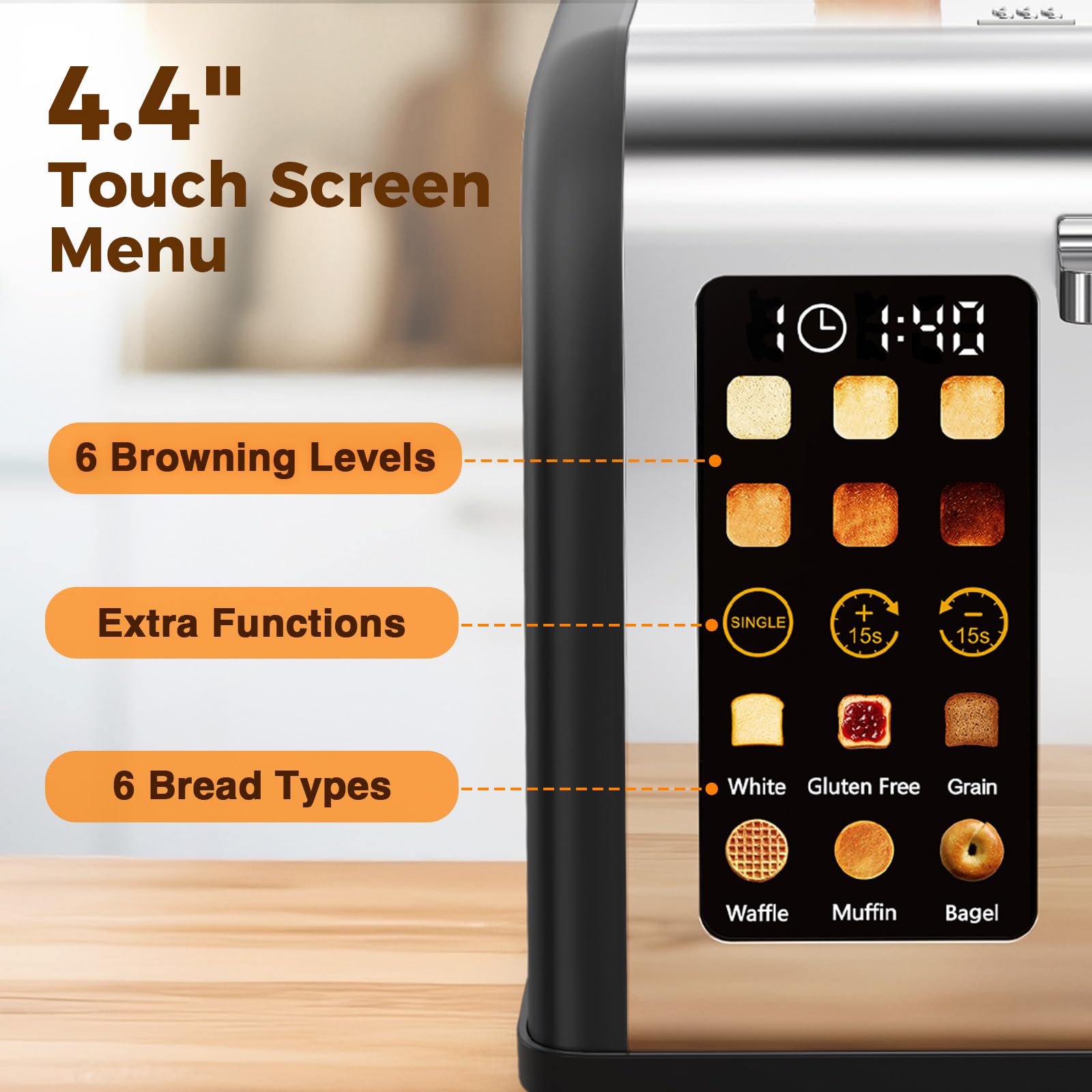 RONGBEST smart touch screen control panel for easy browning settings