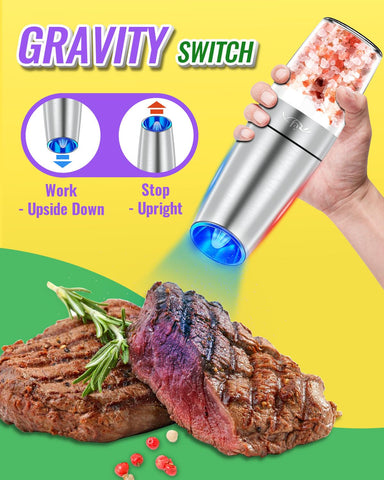 Rongyuxuan pepper mill designed for one-hand use, keeping the other hand free