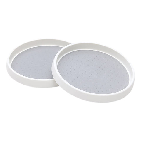 Roninkier pantry Lazy-Susan 10-inch front view for easy cabinet access