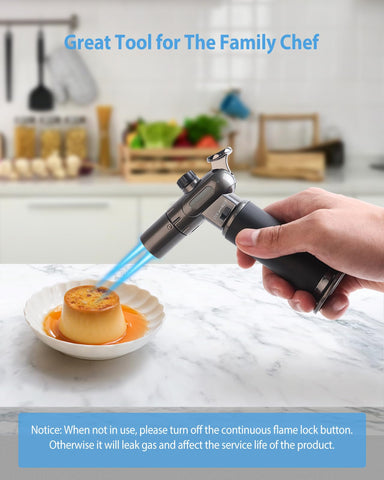 RONXS torch lighter compact and portable for indoor and outdoor cooking.