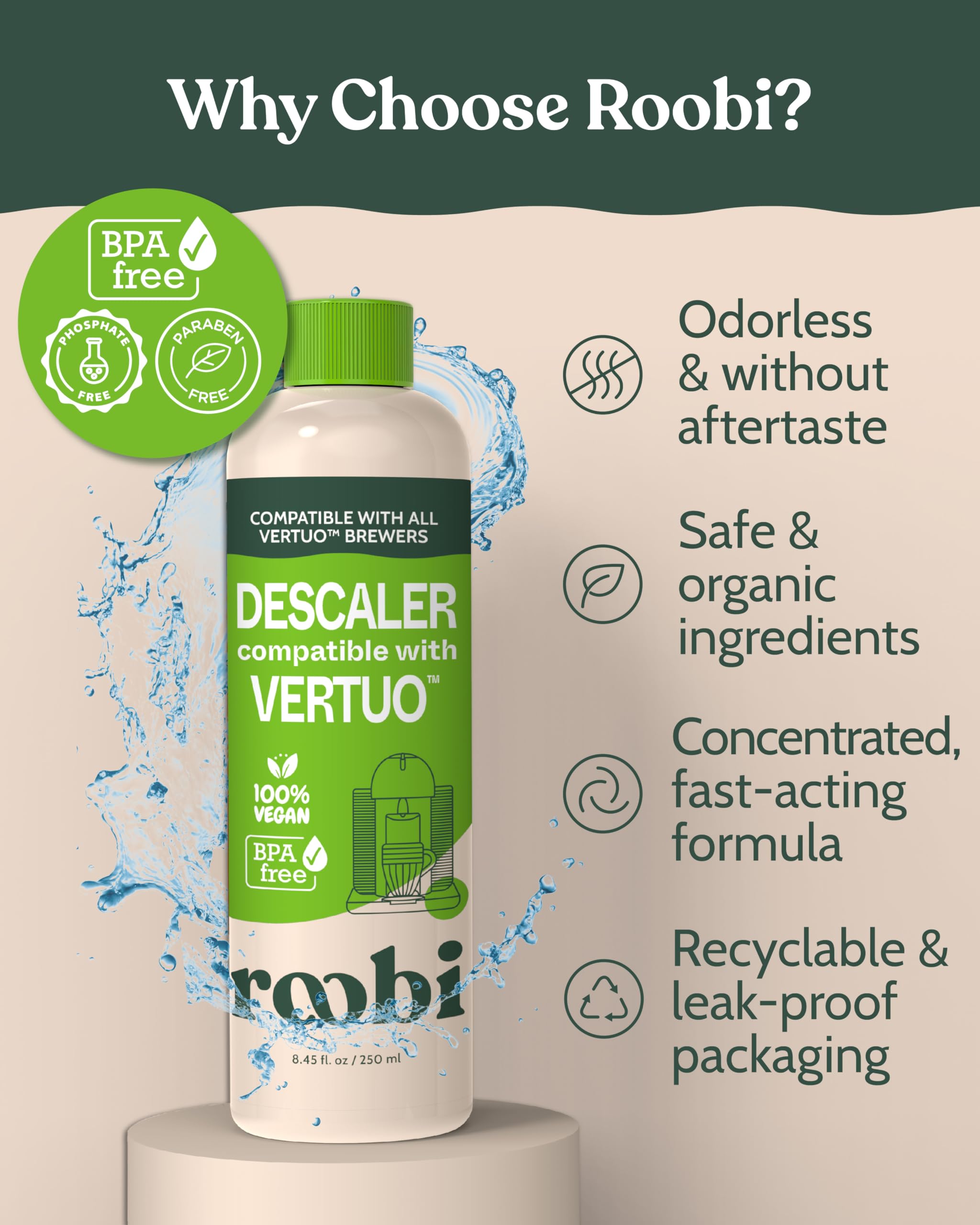Roobi eco-friendly descaling solution promotes sustainable choice for appliances