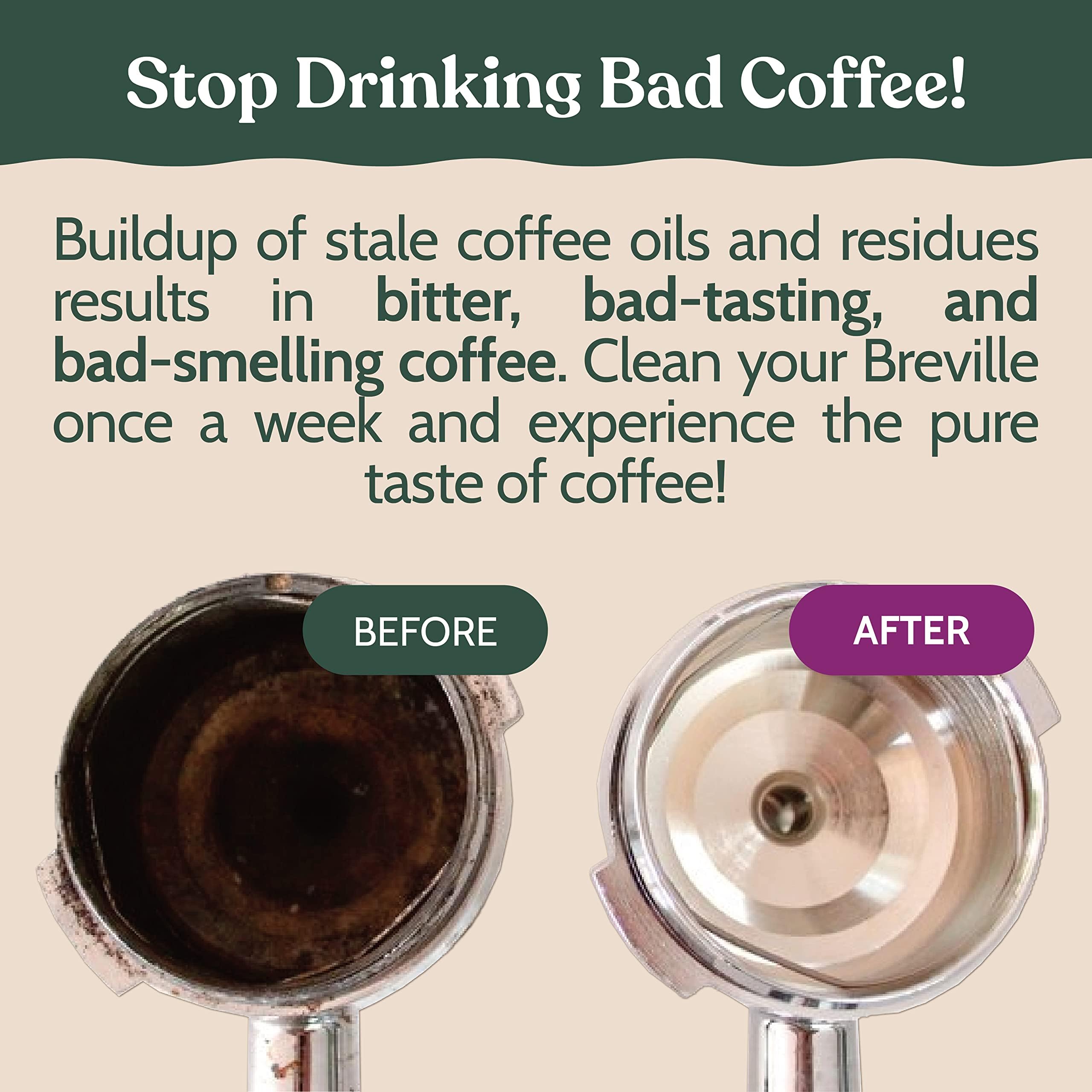 Roobi odor-free tablets help preserve aroma and clarity of brewed coffee.