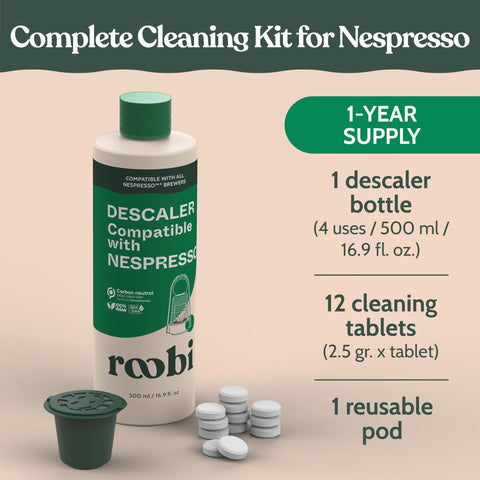 Roobi packaging box highlighting contents and sustainable design