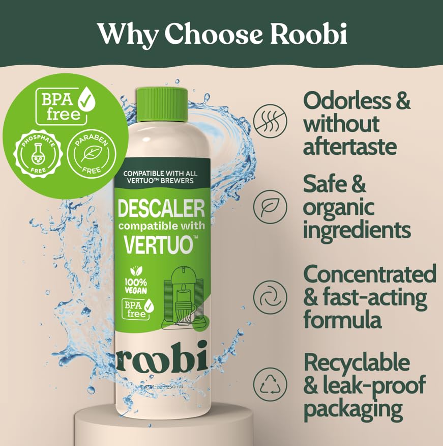 Roobi Vertuo carbon-neutral packaging signals sustainability