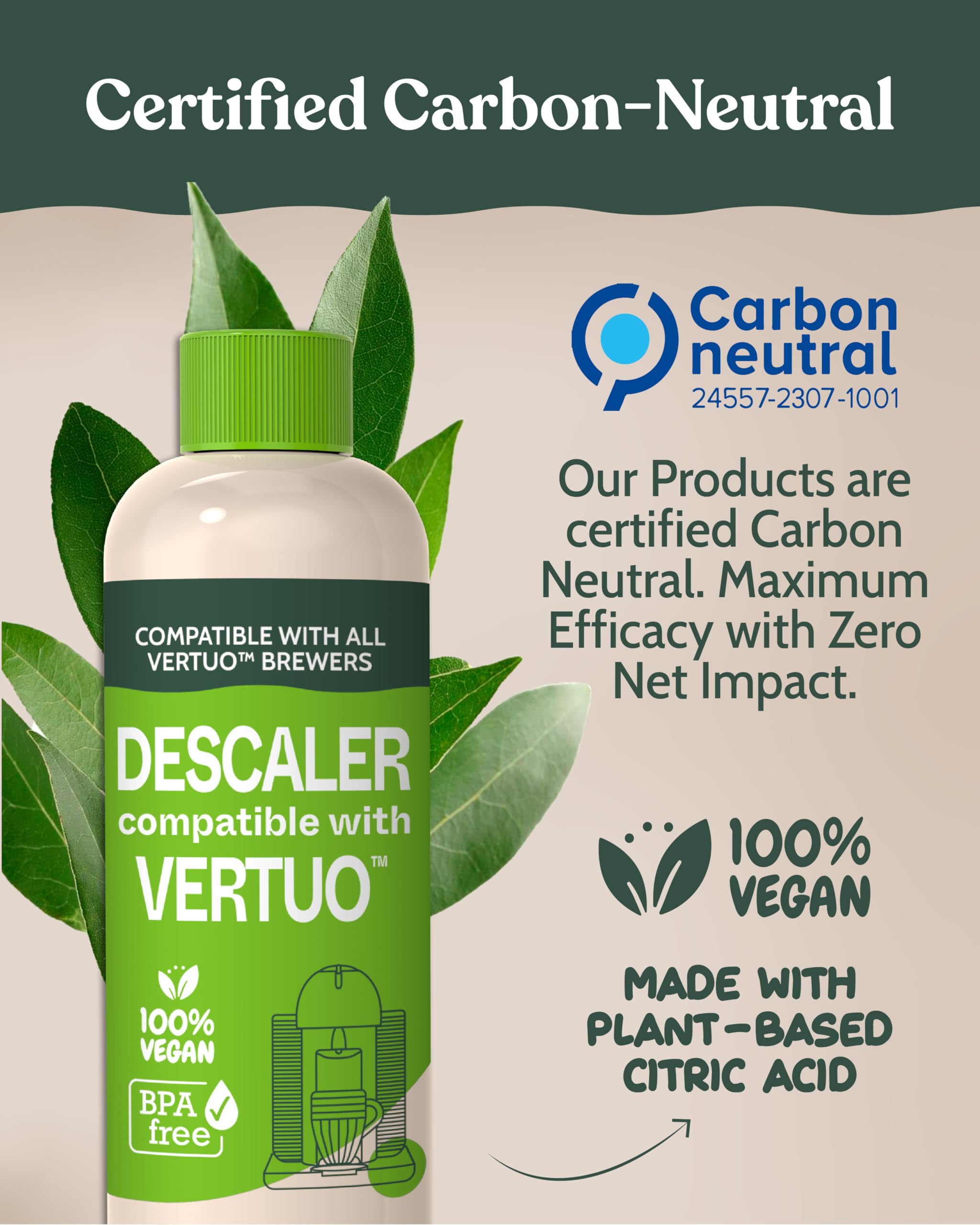 Roobi Vertuo descaling pack two bottles highlights value and long-term maintenance