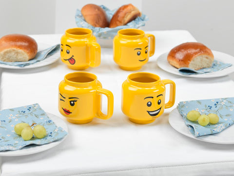 Room Copenhagen LEGO Ceramic Mug Winking Girl gift-ready packaging perfect for birthdays
