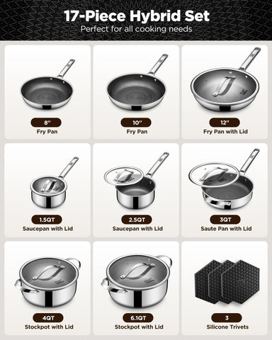 Roomena 10 inch frying pan for quick sears and browning