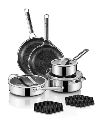 Roomena 10-inch frying pan delivers even heat for quick weeknight searing.