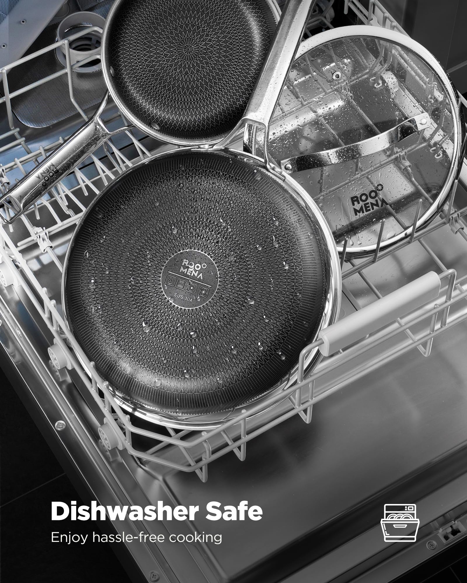 Roomena Saute Pan oven-safe option is great for finishing dishes