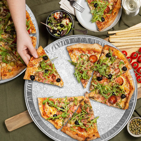 Roponan recyclable foil platters support simple cleanup