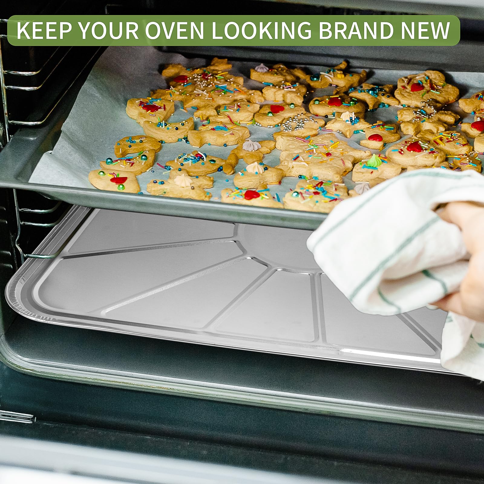 Roponan 25-pack liners ready for quick, mess-free meal prep