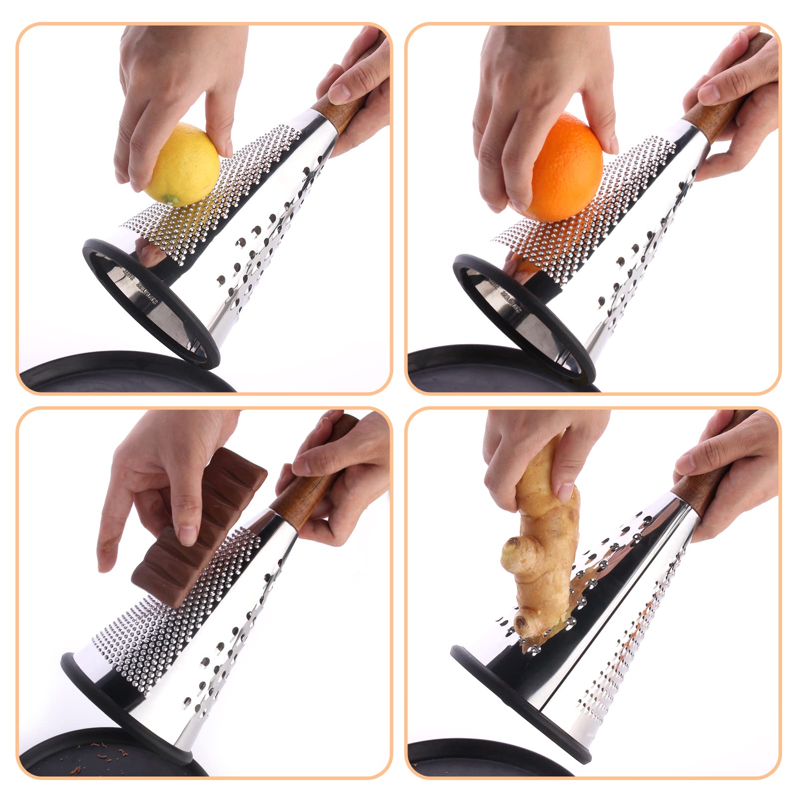 ROQILA cone cheese grater easy to clean after use