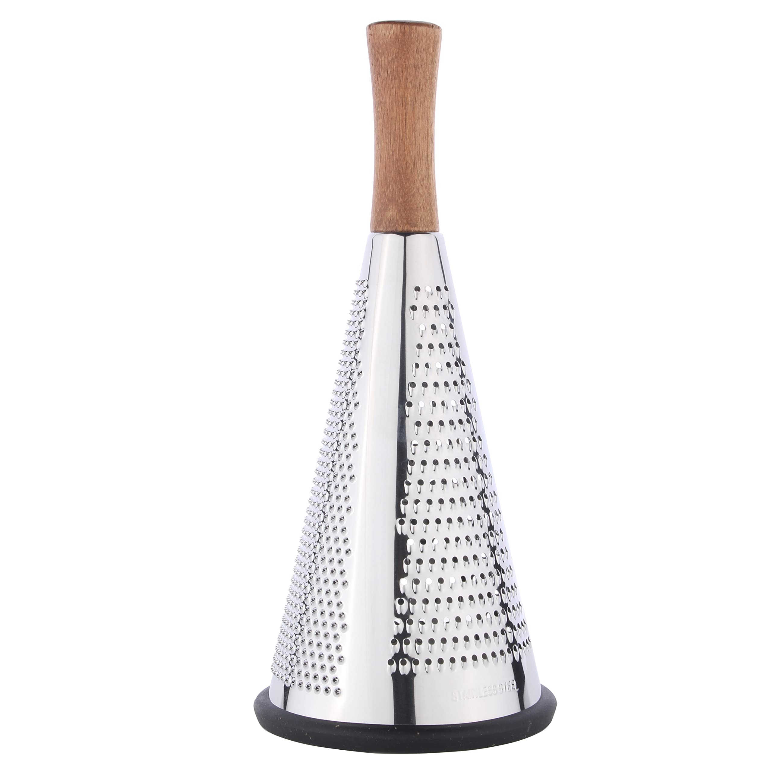ROQILA cone cheese grater with handle, XL size, ideal for Parmesan and other hard cheeses