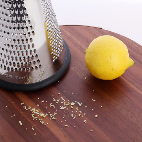 ROQILA cone cheese grater stainless blades deliver clean, precise results