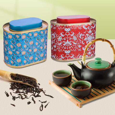 ROQILA wide opening makes scooping tea easy.