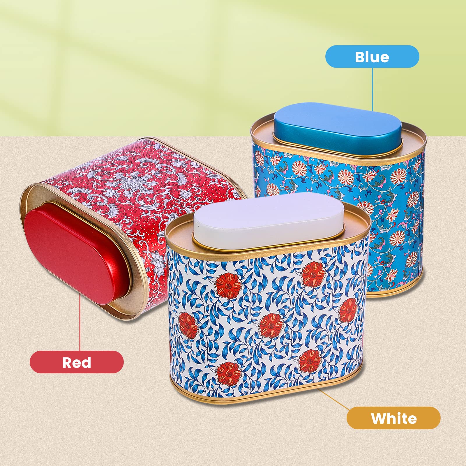 ROQILA canisters for cookies and candies.