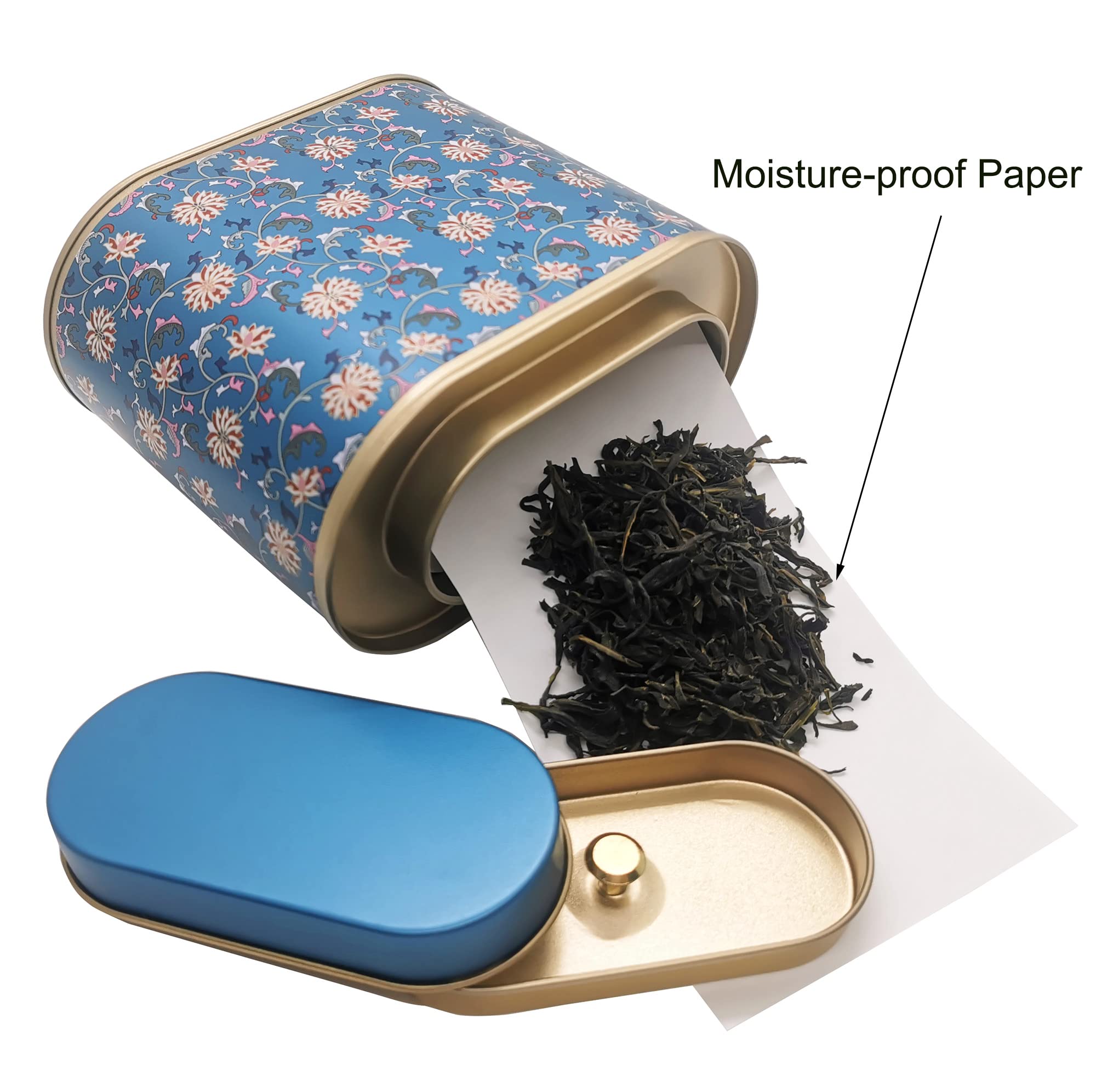 ROQILA tin features a double-lid seal for freshness.