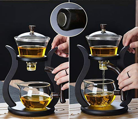 RORA borosilicate glass body provides heat resistance and clear tea visibility