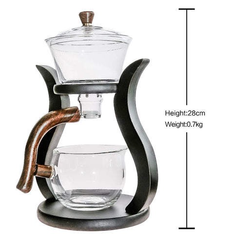 RORA teapot with removable infuser; easy cleanup and quick brew