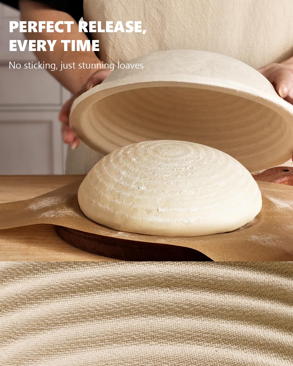 Rorecay eco-friendly proofing basket naturally biodegrades after use.