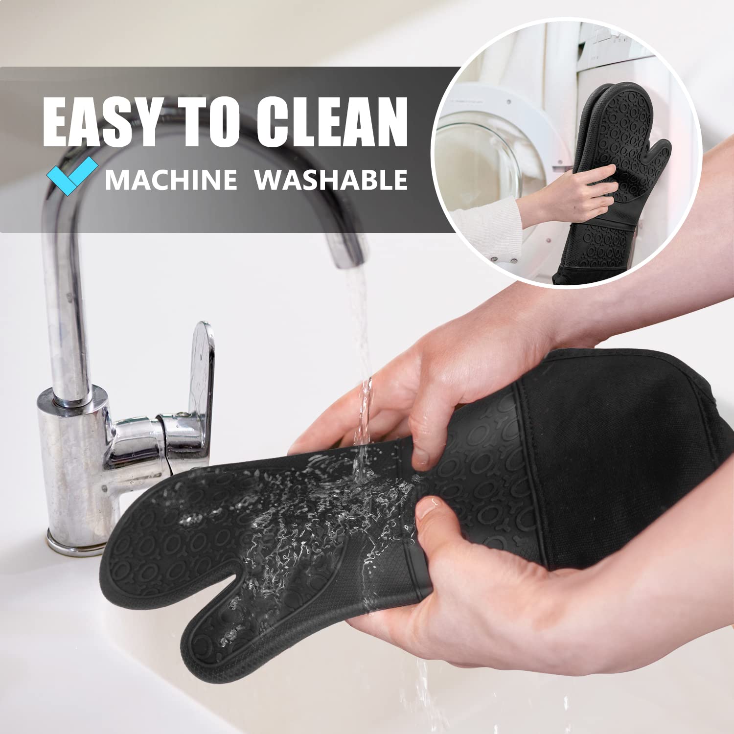 Rorecay oven set offers heat resistance up to 500°F for safe handling.