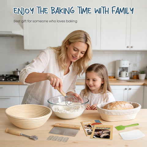 RORECAY linen liner simplifies cleanup and keeps dough from sticking