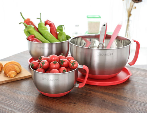 Rorence dishwasher-safe bowls for simple cleaning after cooking.