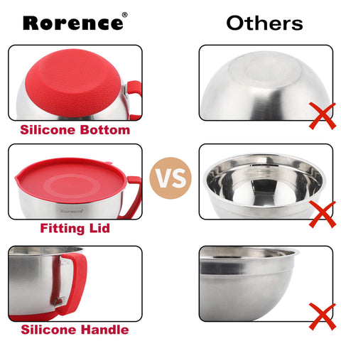 Rorence nested bowls save space for compact kitchen storage