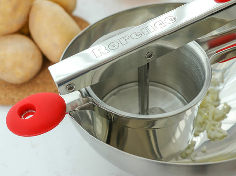 Rorence sturdy stainless steel body resists rust for long-term kitchen use