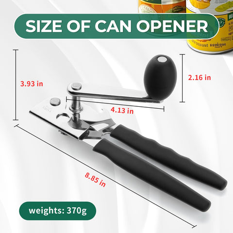 Roryimke can opener fits standard cans for versatile kitchen use.