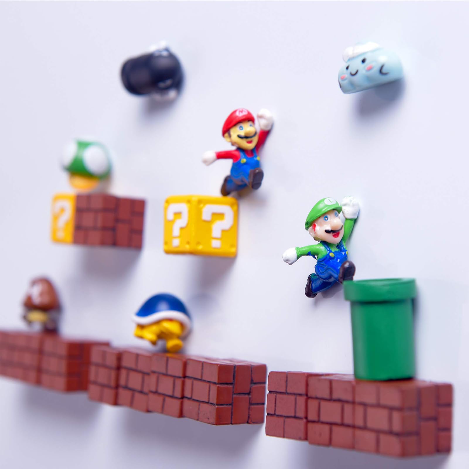 Rosefinch Mario fridge magnets offer durable adhesion for calendars and whiteboards