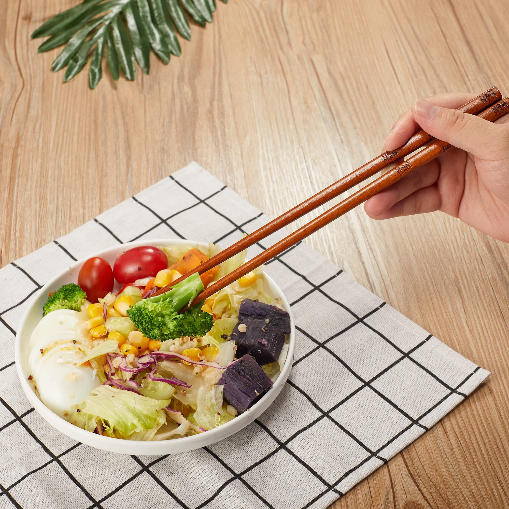 Rosgel Chopsticks non-slip anti-hot handle for comfortable meals.