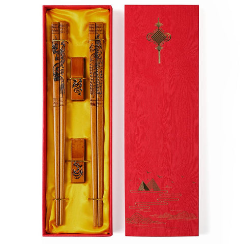 Rosgel Dragon Phoenix chopsticks ideal for home dining or restaurants.