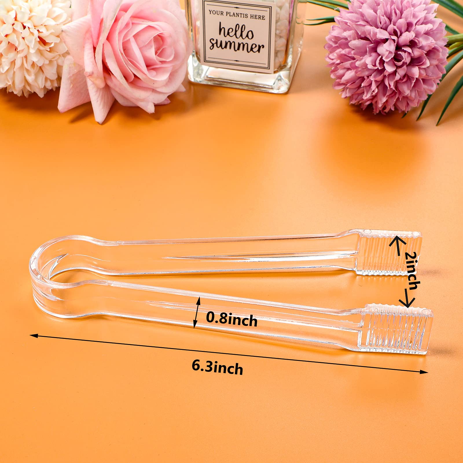 Roshtia buffet tongs help portion fruits and snacks attractively.