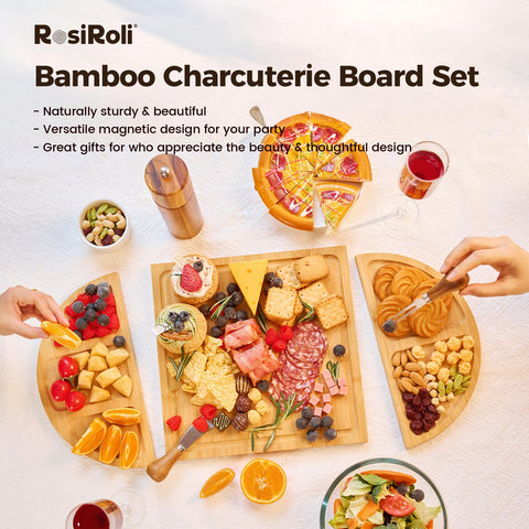 RosiRoli round tray 11.5-inch with raised rim prevents spills during service