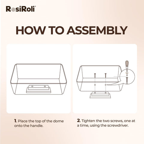 RosiRoli easy-clean dismantle of all components after use.
