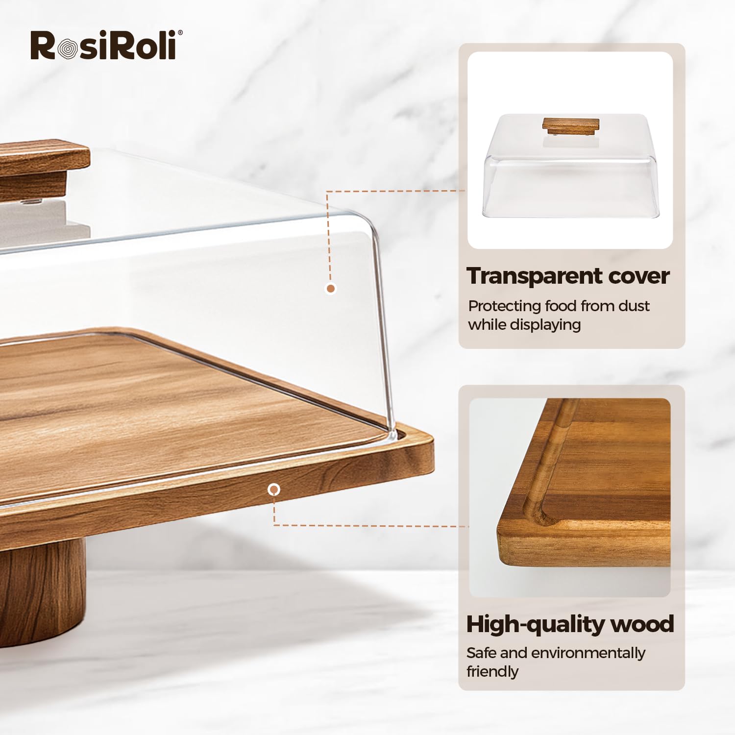 RosiRoli elegant entertaining gift-ready centerpiece for weddings and holidays.