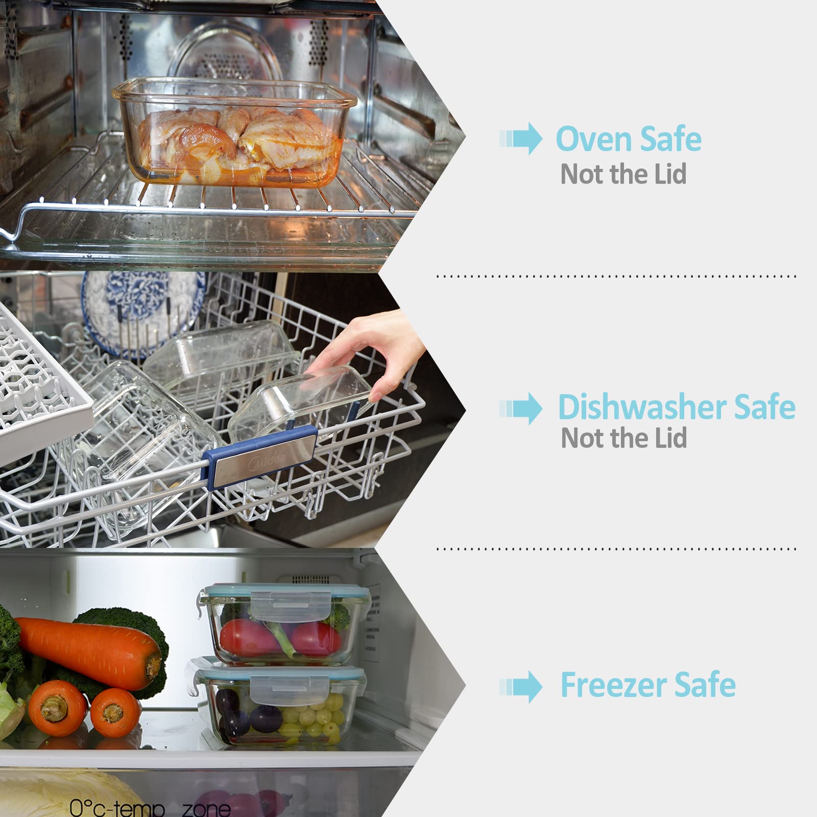 ROSOS silicone seal lid highlights leak-proof performance and fresh storage