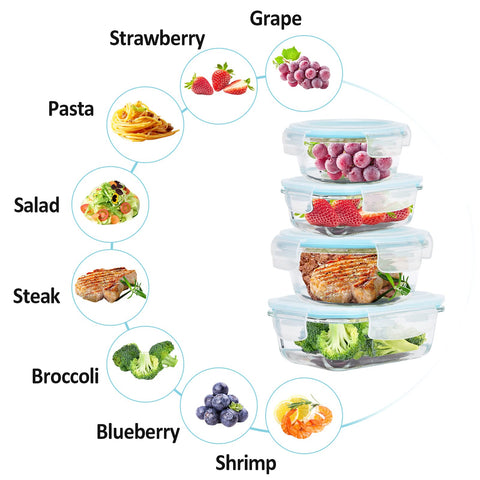 ROSOS round 950ml container for family meals and batch storage