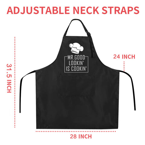 Rosoz adjustable neck strap on the apron for a comfortable fit