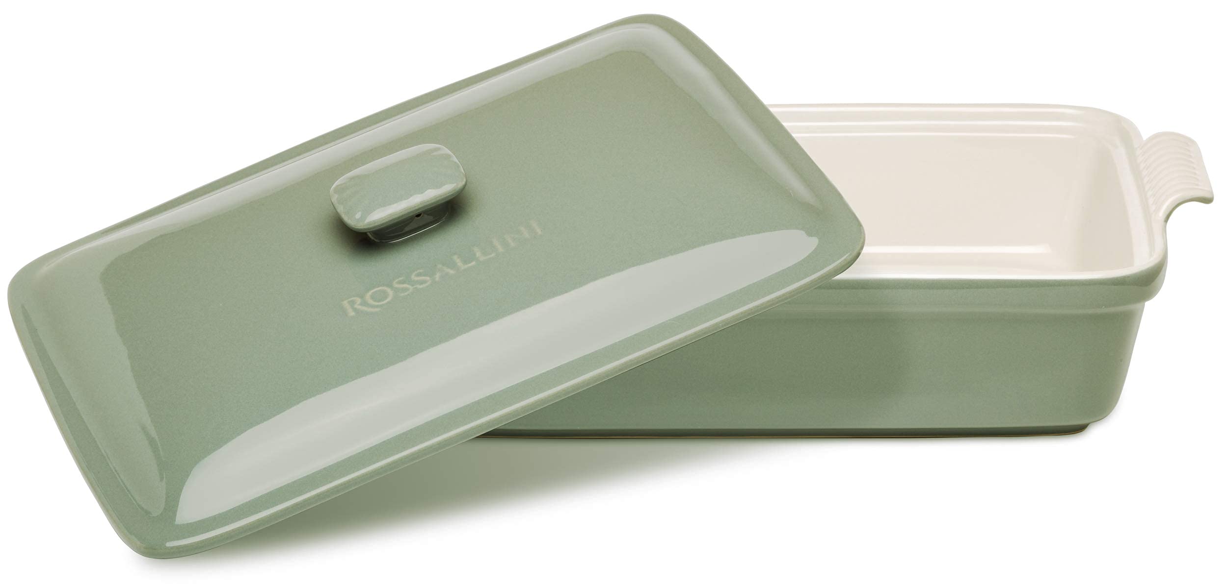 ROSSALLINI lasagna pan 9x13 in Verde Sage for baked dishes.
