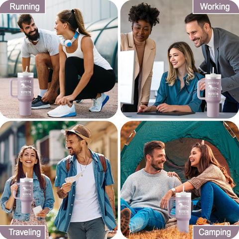 ROSTANTEN gift-ready horse lovers tumbler suitable for Christmas gifting