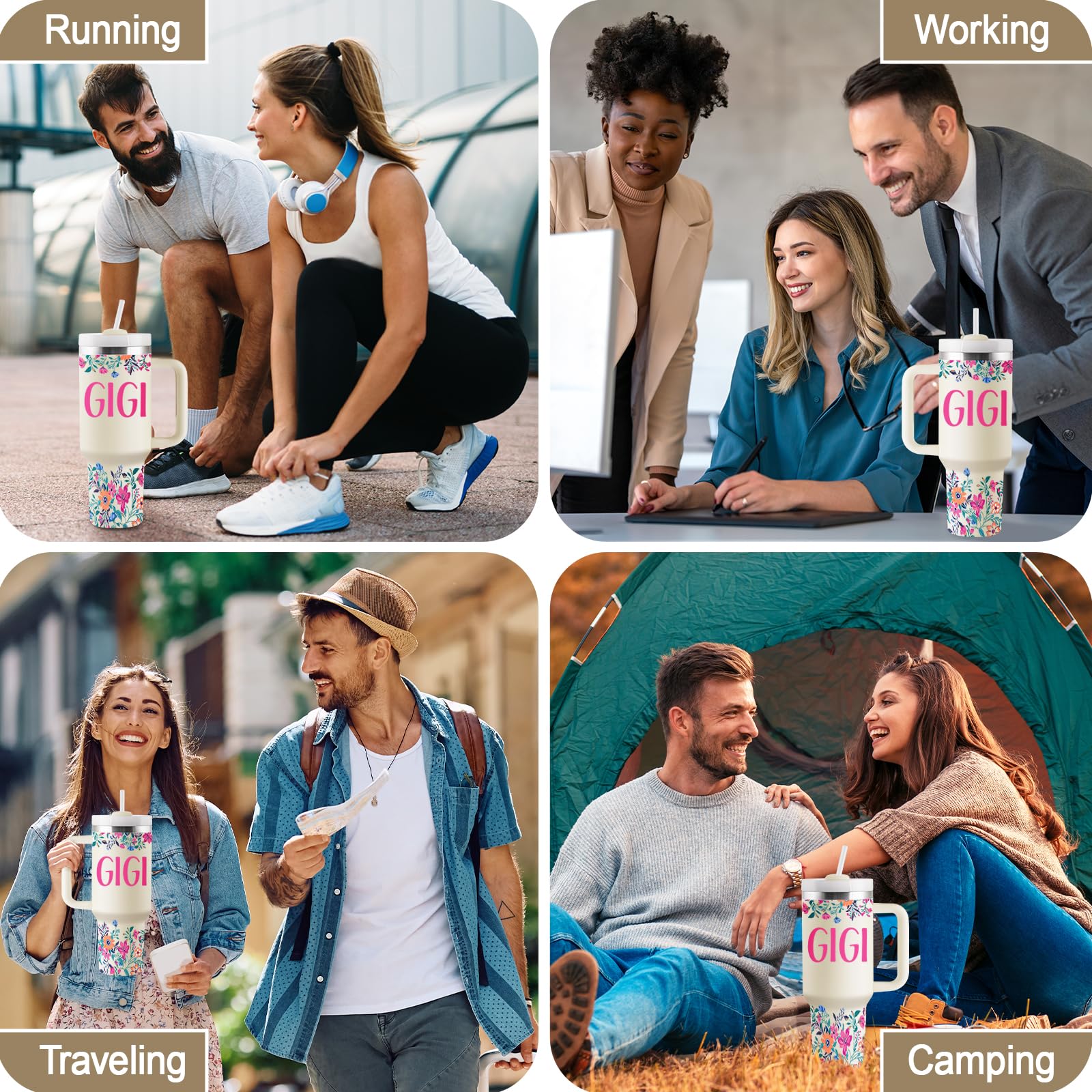 ROSTANTEN Gigi gift ready tumbler suitable for grandma gifts