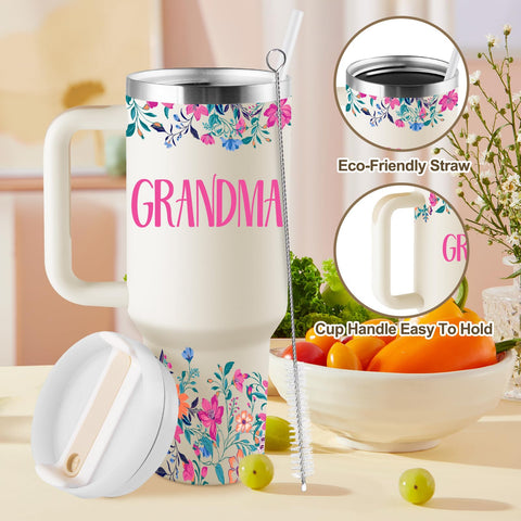ROSTANTEN stainless steel insulated cup for hot or cold beverages.