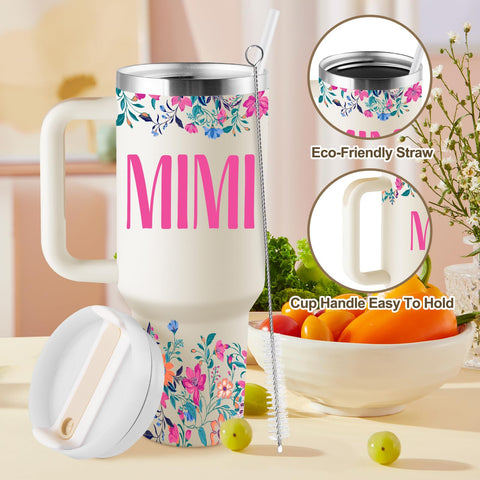 ROSTANTEN Mimi tumbler with 18/8 stainless steel body resists scratches.