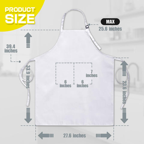 Rotanet apron neck adjustment demonstrating customizable fit for height