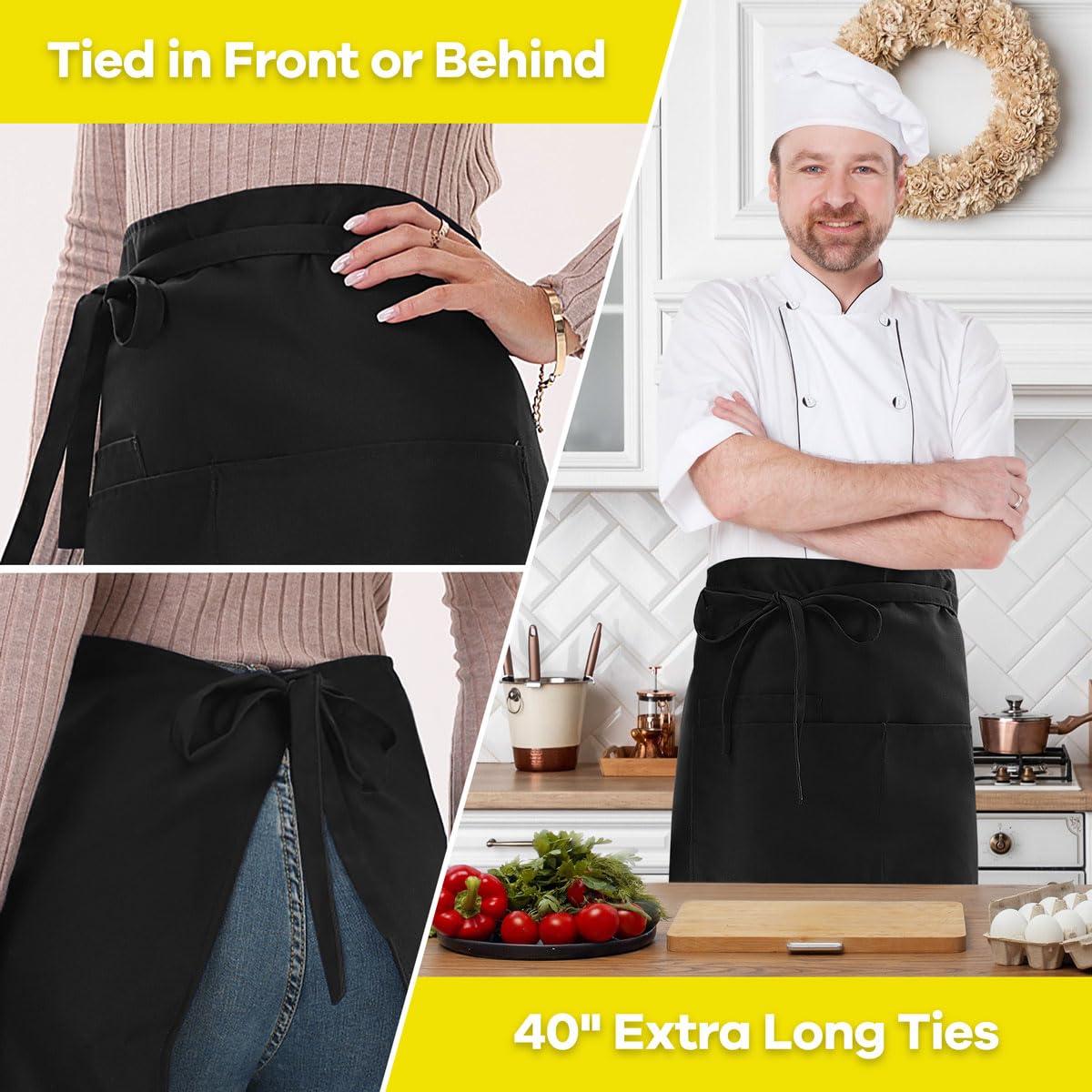 ROTANET professional kitchen wear in busy bistro setting.