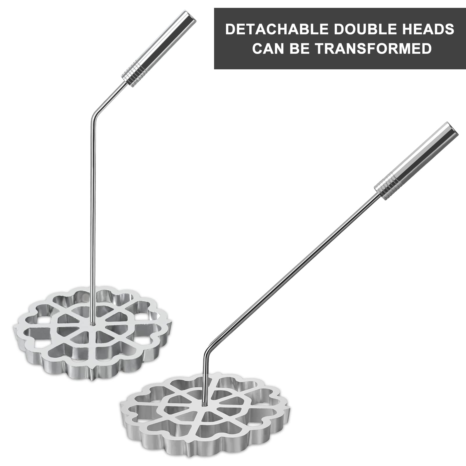 Rotel long-handle bunuelo maker with adjustable grip for comfortable frying.